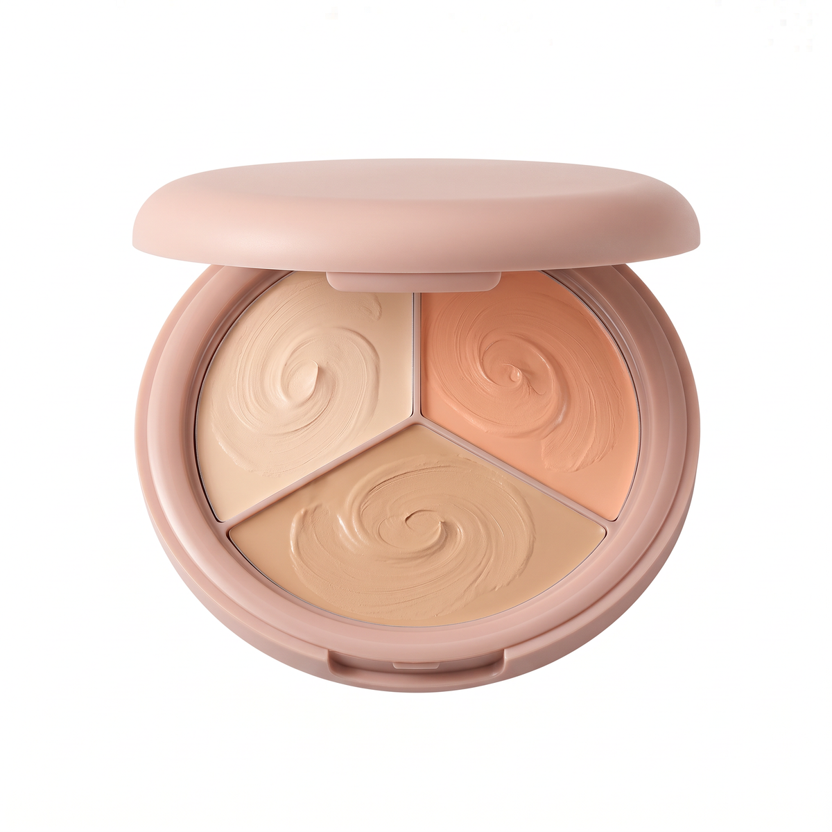 3-in-1 Cream Concealer Palette – Color Correcting & Soft Matte Finish