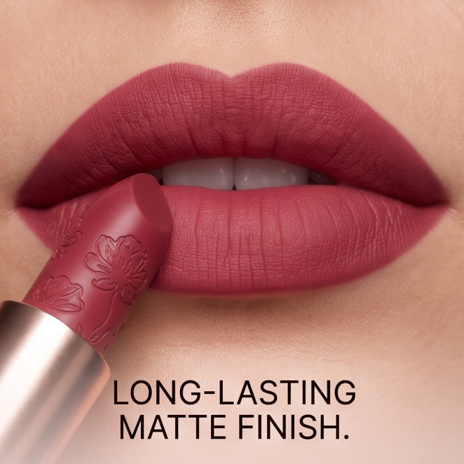 Rose Petal Velvet Matte Lipstick
