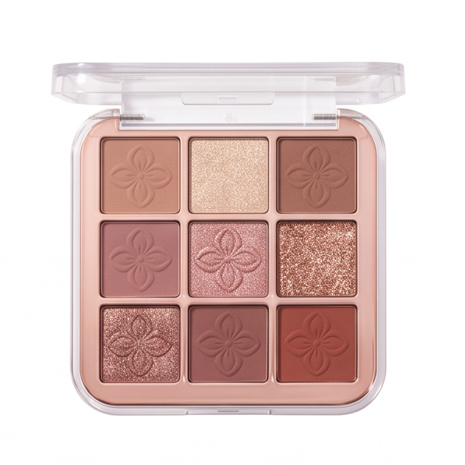 9-Color Blooming Nudes Eyeshadow Palette