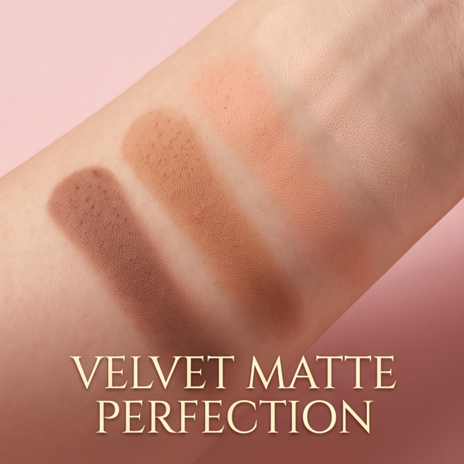7-Shade Rose Nude Eyeshadow Palette