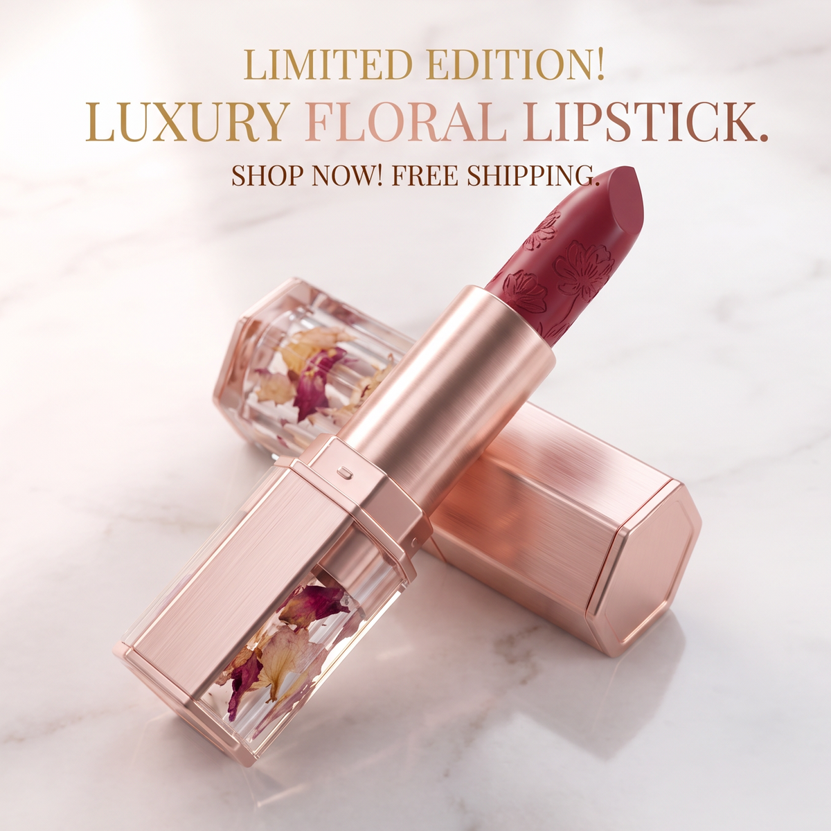 Rose Petal Velvet Matte Lipstick
