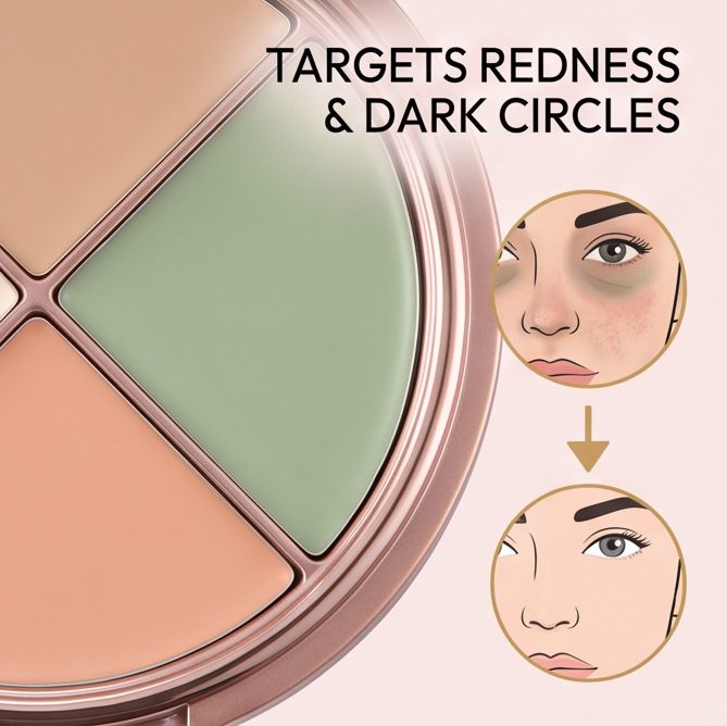 4-in-1 Color Correcting Concealer Palette