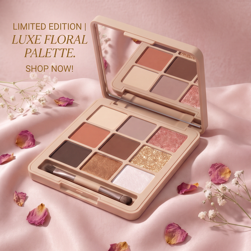 9-Color Rose Nude Eyeshadow Palette