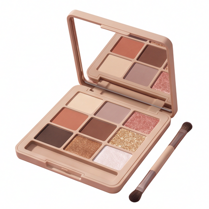 9-Color Rose Nude Eyeshadow Palette