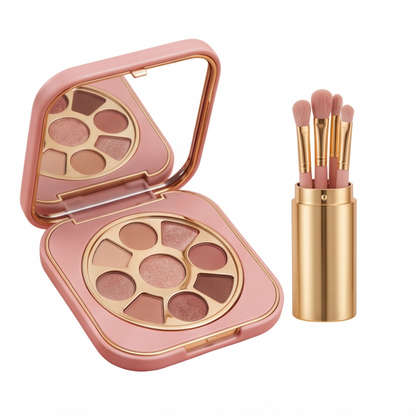 7-Color Rose Gold Eyeshadow Palette Set