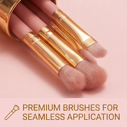 7-Color Rose Gold Eyeshadow Palette Set
