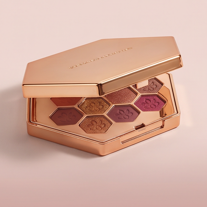 12-Color Rose Gold Eyeshadow Palette