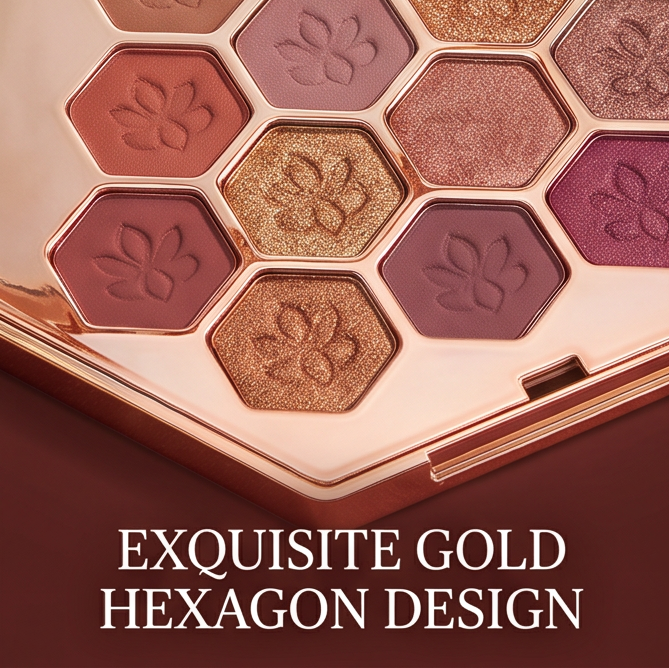 12-Color Rose Gold Eyeshadow Palette