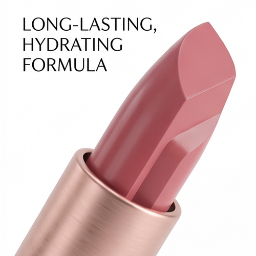 Art Deco Lipstick with Rose Gold Accents